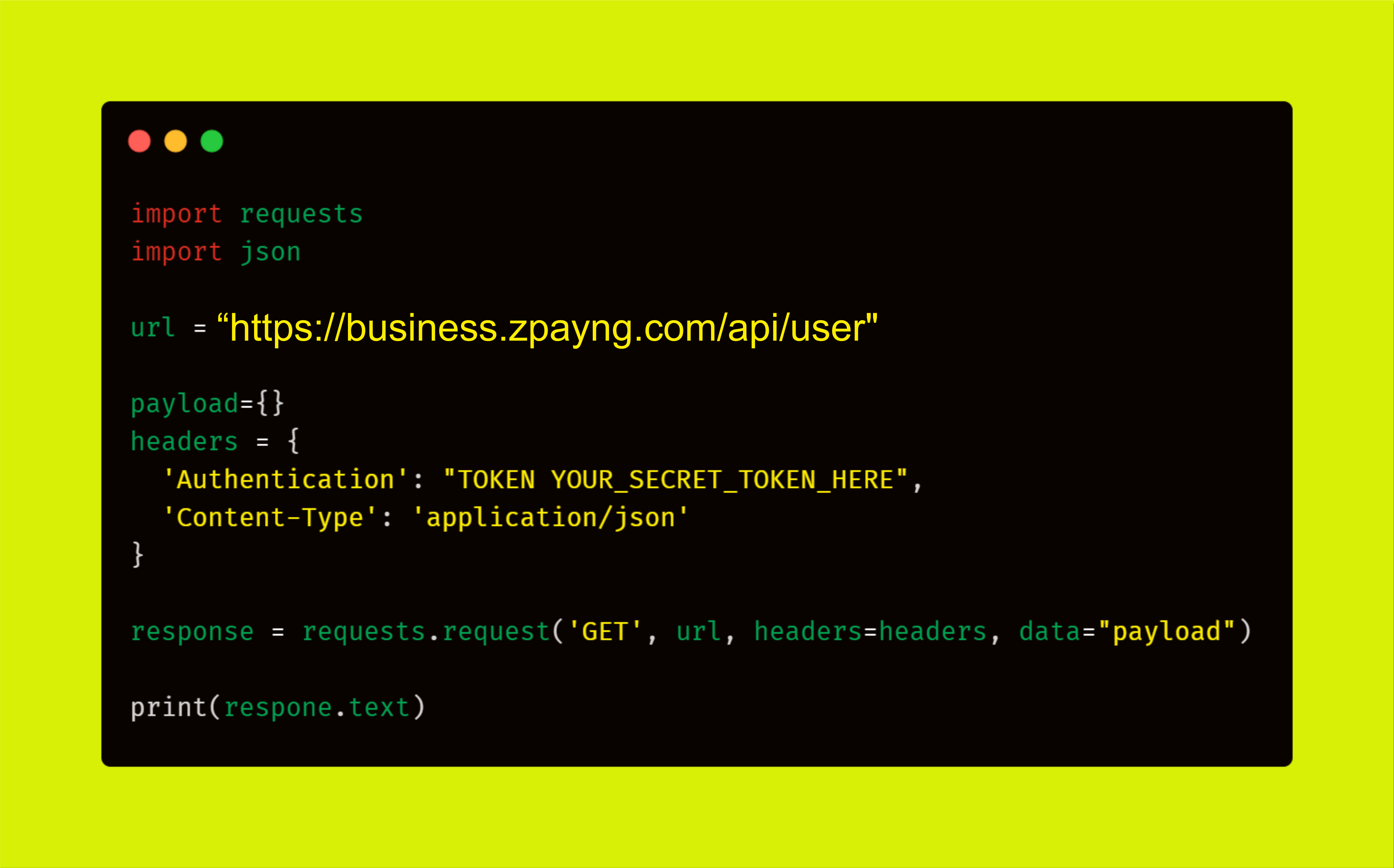 ZPayNG Business API